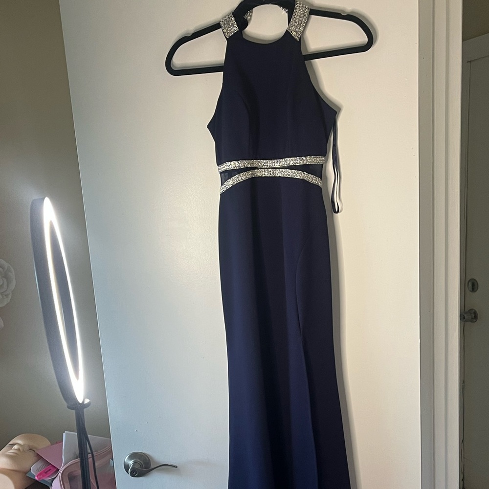 Formal blue dress